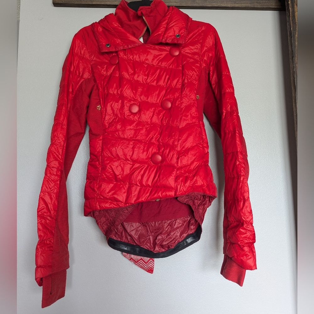 Lululemon Pedal Power Red Blazer Size 6